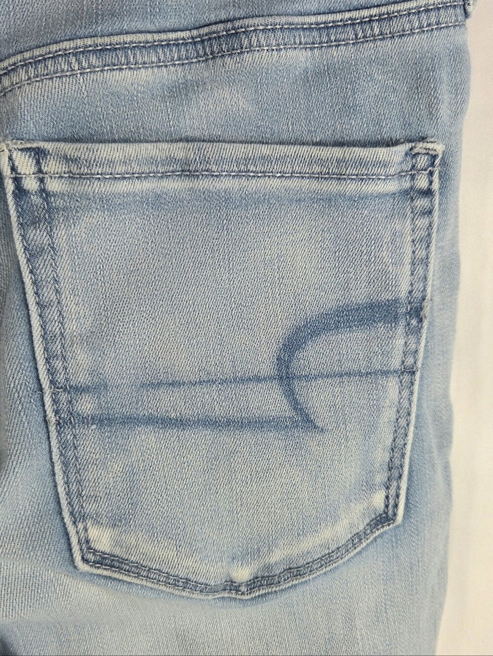 American Eagle Ne(x)t Level Stretch Blue 4 Pocket HiRise Jegging Size 10 Regular - Picture 4 of 11